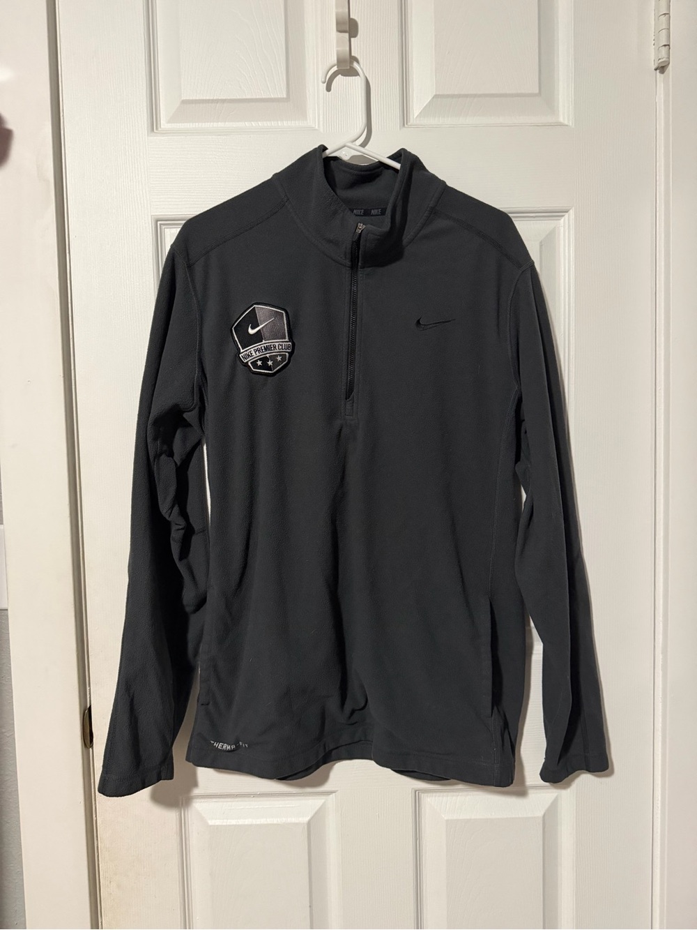 Nike Men’s Black Quarter-Zip Performance Pullover Jacket